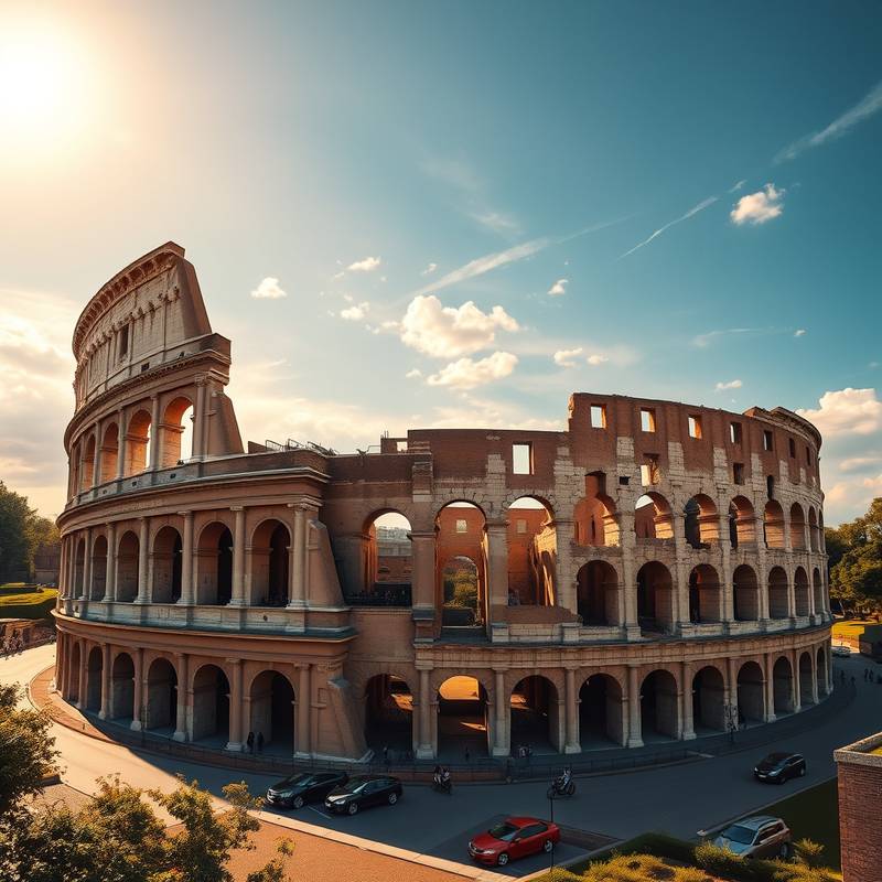 Vue du Colisée à Rome, Italie.